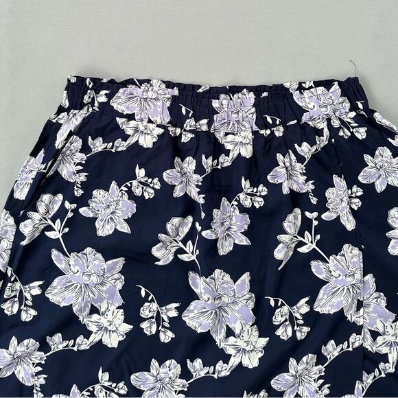 🎉5 for $45  🎉Ellos Ellos Plus Size Pull-on Paperbag Waist Skort Size 20 Blue - Picture 3 of 8